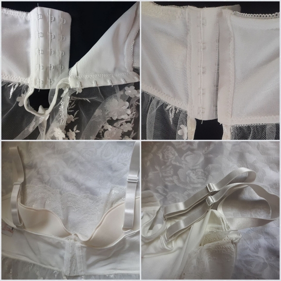 NWT Coquette White Lace Baby Doll 1X 2X - Picture 6 of 16